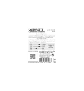 Etiquette Voiturette - Vin de France Cabernet sauvignon