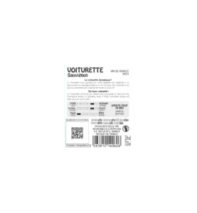 Etiquette Voiturette - Vin de France Sauvignon