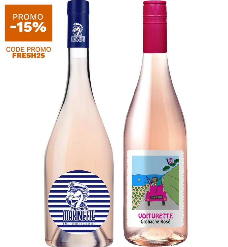 Pack Frais & Festif 2 – CAPITAINE MARINETTE & VOITURETTE Grenache