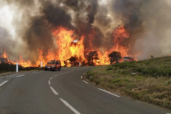 SOCIAL - INCENDIE DANS L'AUDE