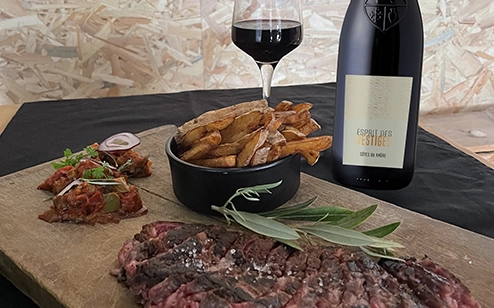 Recette - Entrecote ratatouille – CDR rouge EDV